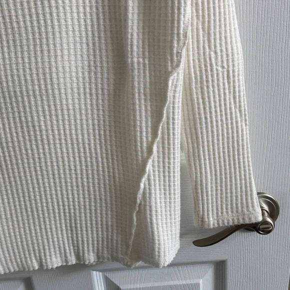 VICI - First Love Cream Waffle Knit Long Sleeve Tee - Picture 4 of 5